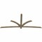 Ekena Millwork Davenport Rough Sawn Timber Gable Bracket, Douglas Fir, 108"W x 49"H x 2"D x 4"F, 11/12 Pitch GBW108X49X0204DAV00RDF - alternate 4